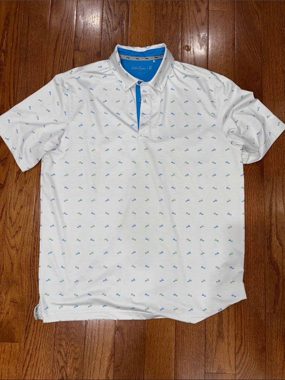 Walter Hagen Polo with Blue and Green